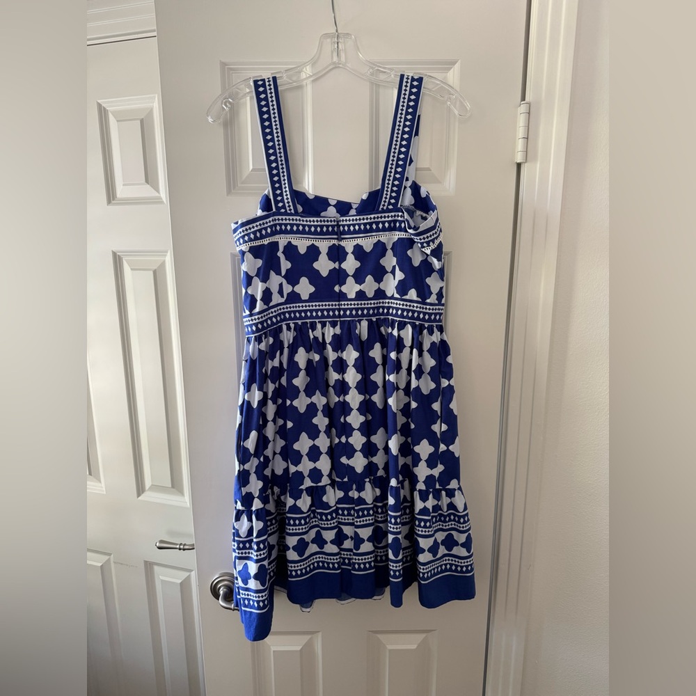 Kate Spade NY Lantern Poplin Flounce Sundress - Picture 5 of 6